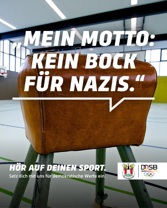 DOSB startet Kampagne zur Demokratiestärkung
