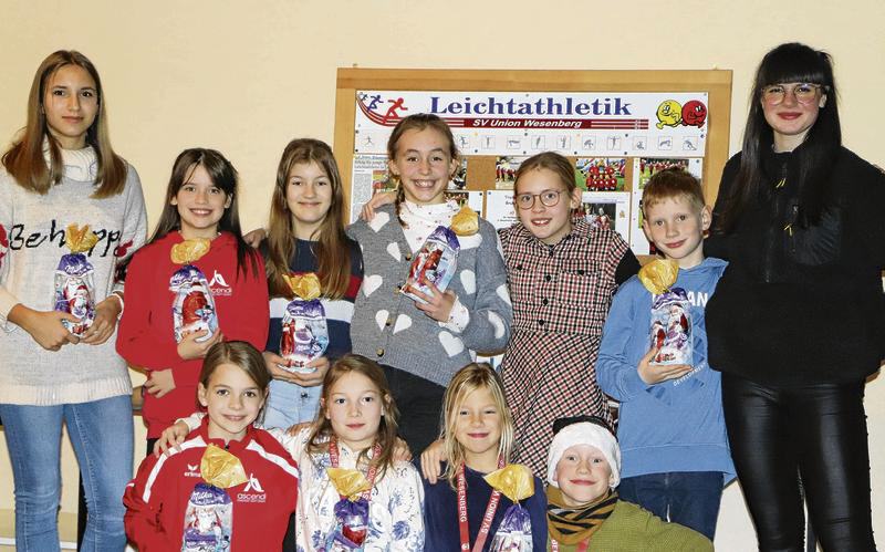 Gruppenfoto unserer Leichtathleten